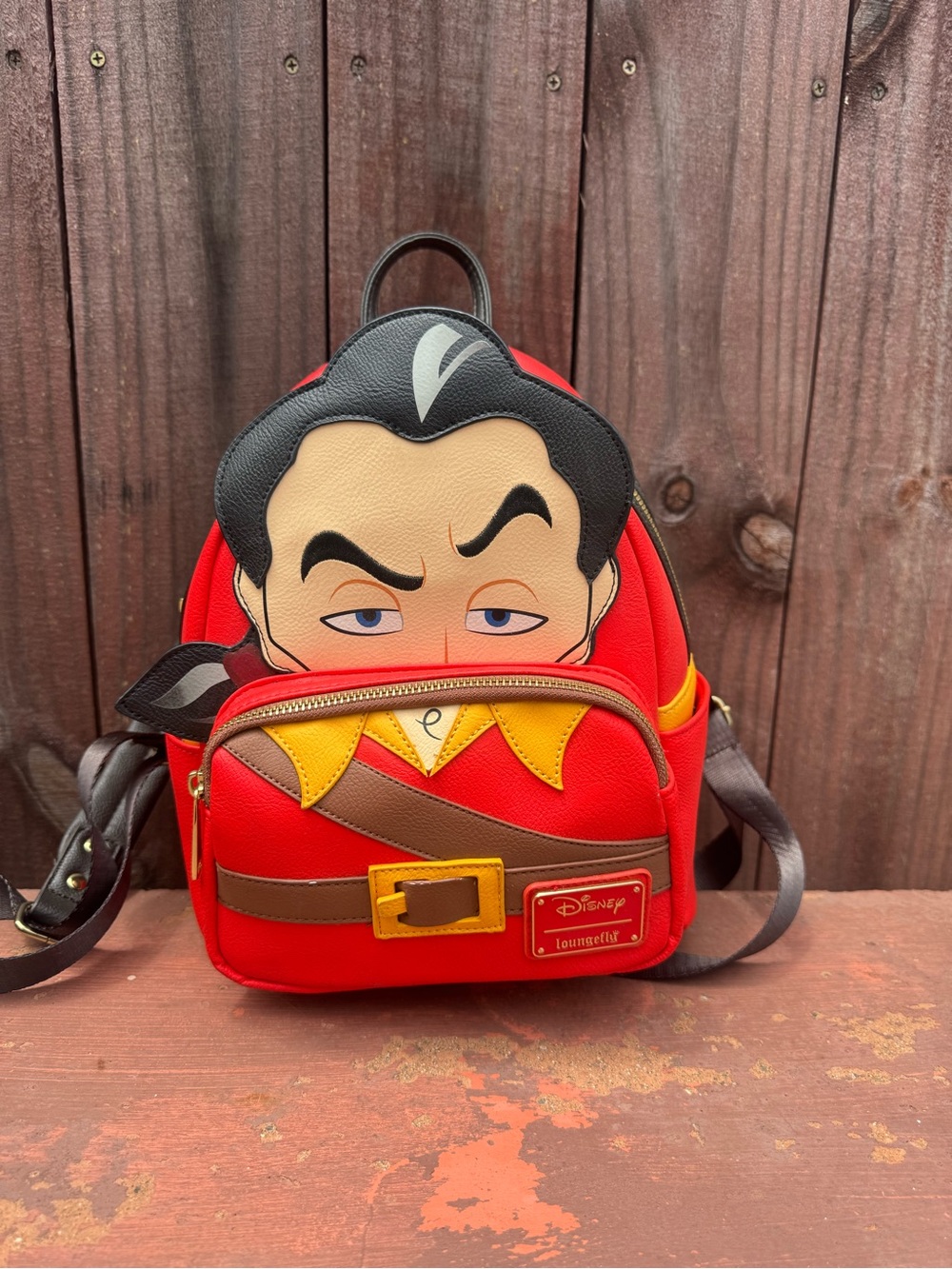 Disney Loungefly Gaston Mini Backpack